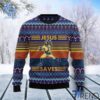 1 Baseball Jesus Save Ugly Christmas Sweater apparel showcasing premium design and modern streetwear style.