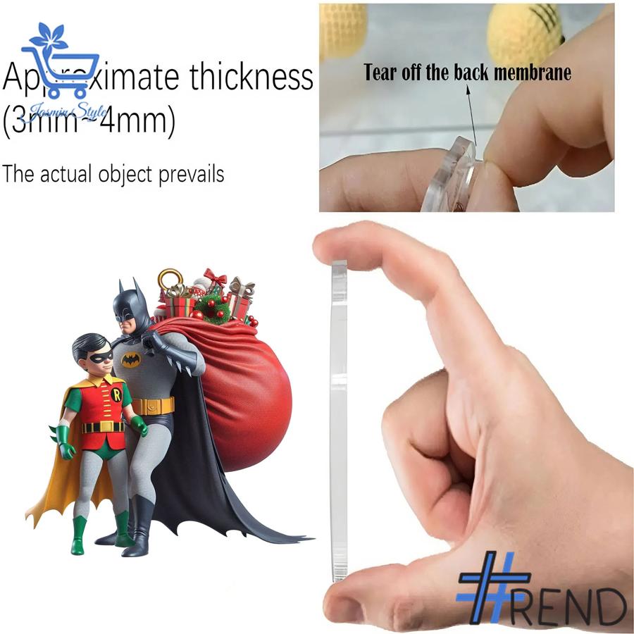 Holiday 3 Batman Christmas Advent Calendar 2025 with premium acrylic ornaments.