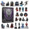 Festive 1 Black Panther Wakanda Forever Advent Calendar 2025 featuring a calendar box and 24 acrylic Christmas ornaments.