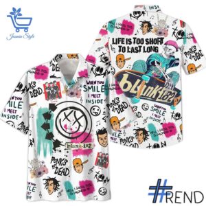 1 Blink 182 2025 Hawaiian Shirt featuring a creative design and premium craftsmanship.