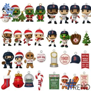 Holiday 2 Boston Red Sox 125th Anniversary Advent Calendar 2025 with premium acrylic ornaments.