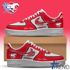 Unique 1 Calgary Stampeders Nike Air Force 1 with creative flair and lasting comfort.