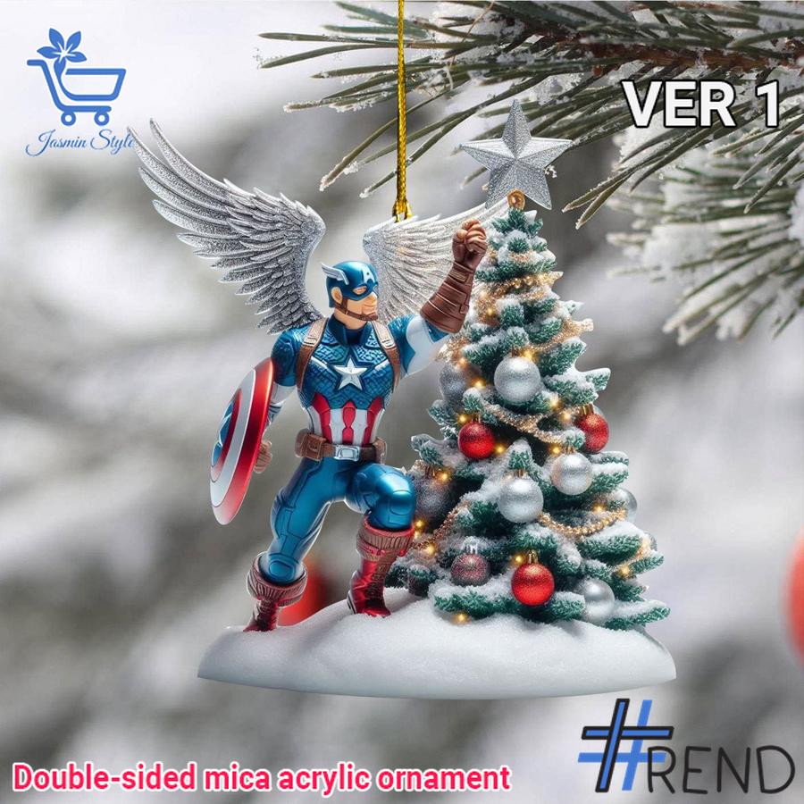 Unique 1 Captain America Christmas Ornament 1 with creative flair and lasting comfort.