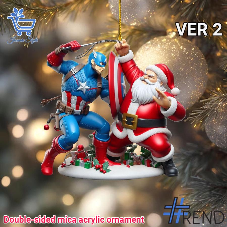 Unique 1 Captain America Christmas Ornament 2 with creative flair and lasting comfort.