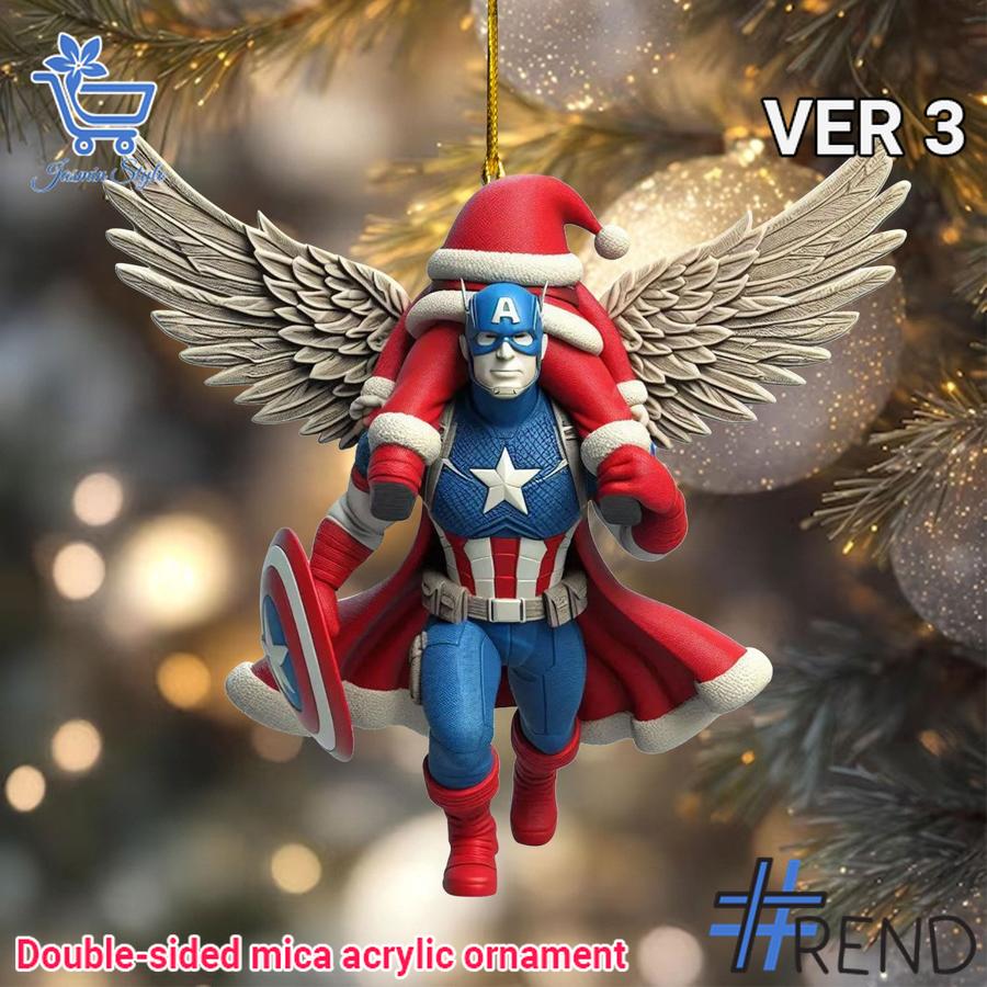 Unique 1 Captain America Christmas Ornament 3 with creative flair and lasting comfort.