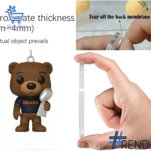 Festive 3 Chicago Bears Advent Calendar 2025 featuring a calendar box and 24 acrylic Christmas ornaments.