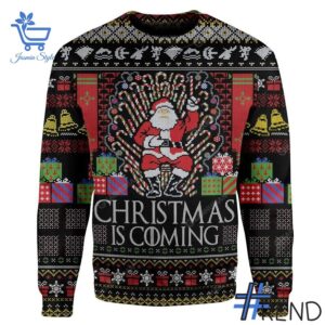 2 Christmas is Coming Santa Sweater apparel showcasing premium design and modern streetwear style.