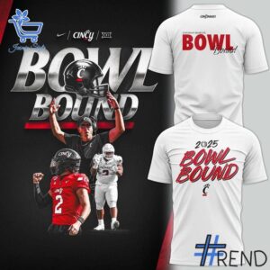 Sleek 1 Cincinnati Bearcats Bowl Bound Shirt with bold design accents and flawless fit.