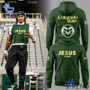 Sleek 2 Colorado State Football Jesus Won 2025 Shirt with bold design accents and flawless fit.