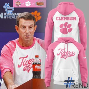 Unique 1 Dabo Swinney Clemson Tigers Prevents breast cancer 2025 Hoodie with creative flair and lasting comfort.