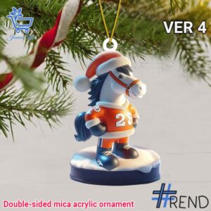 Unique 1 Denver Broncos Christmas Ornament 4 with creative flair and lasting comfort.