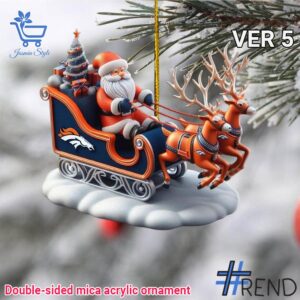Unique 1 Denver Broncos Christmas Ornament 5 with creative flair and lasting comfort.
