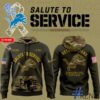 Sleek 1 Detroit Lions 2025 NFL Salute to Service Hoodie with bold design accents and flawless fit.