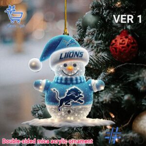 Unique 1 Detroit Lions Christmas Ornament 1 with creative flair and lasting comfort.