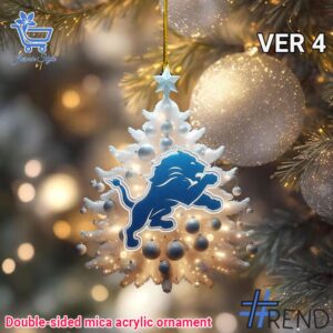 Unique 1 Detroit Lions Christmas Ornament 4 with creative flair and lasting comfort.