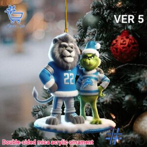 Unique 1 Detroit Lions Christmas Ornament 5 with creative flair and lasting comfort.