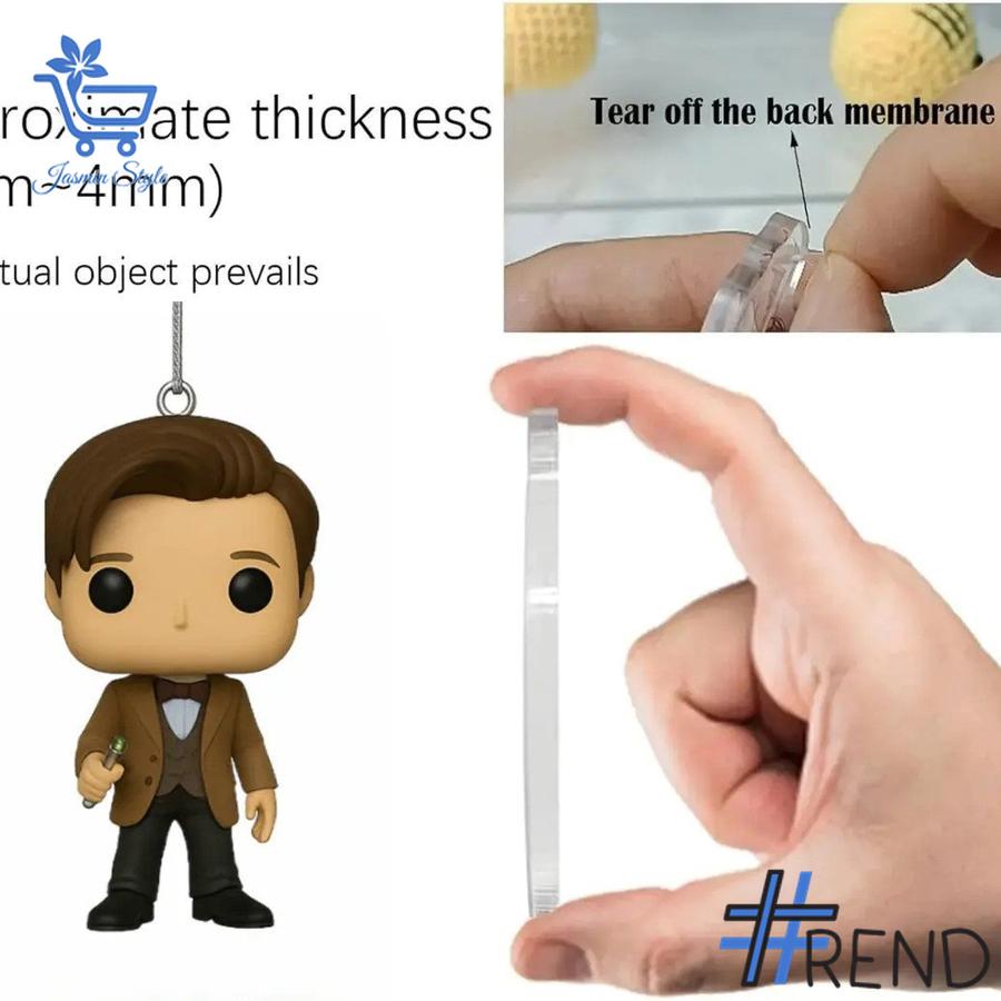 Holiday 3 Doctor Who Advent Calendar 2025 with premium acrylic ornaments.