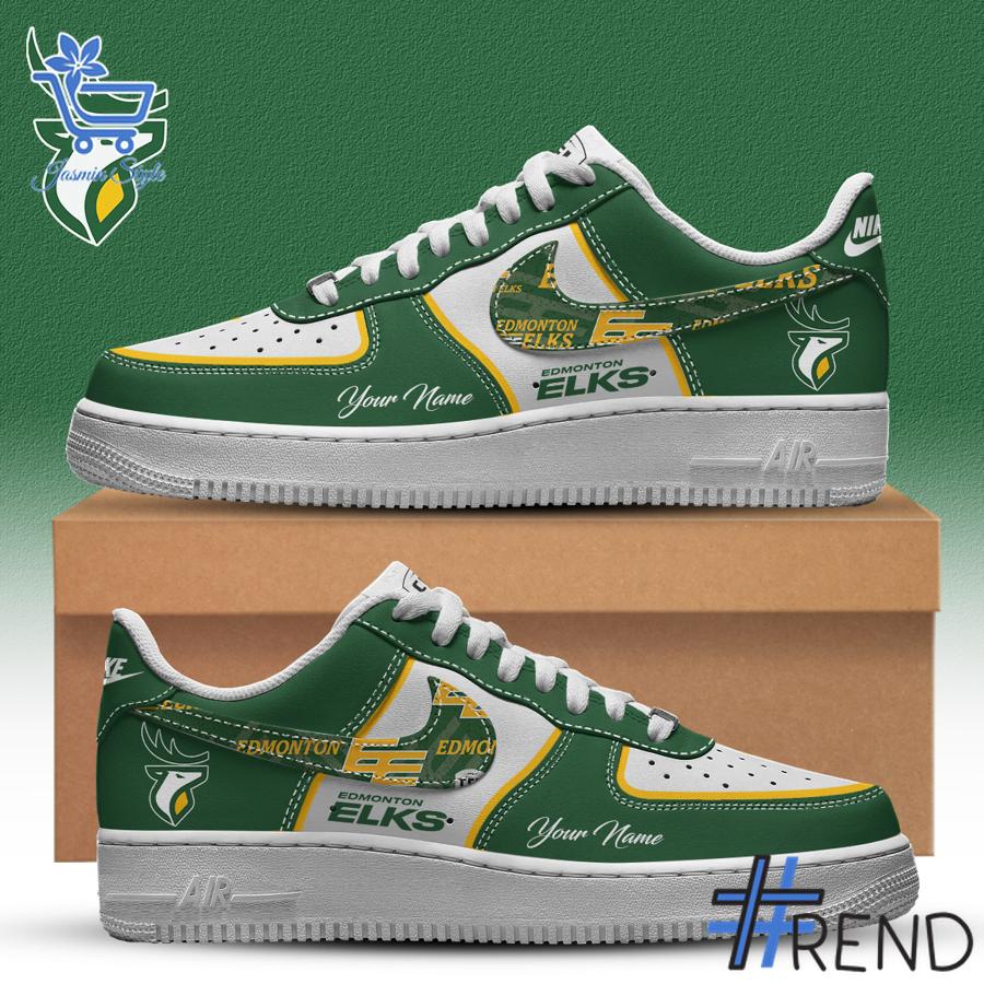 Unique 1 Edmonton Elks Nike Air Force 1 with creative flair and lasting comfort.