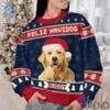Unique 1 Golden Retriever Feliz Navidog Buddy Christmas Sweater with creative flair and lasting comfort.