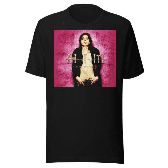 Sleek HIM Razorblade Romance Album T Shirt 2 with bold design accents and flawless fit.