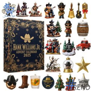 1 Hank Williams Jr 2025 Advent Calendar featuring a creative design and premium craftsmanship.