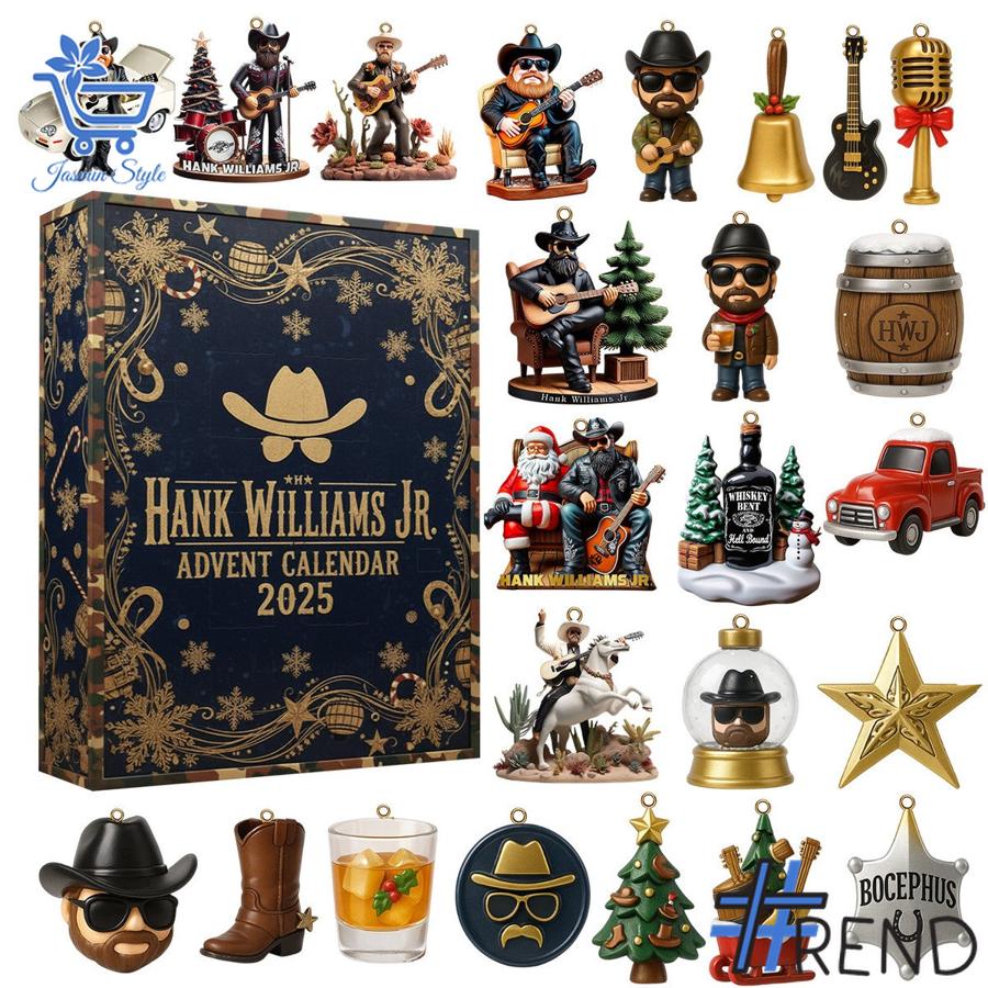1 Hank Williams Jr 2025 Advent Calendar featuring a creative design and premium craftsmanship.