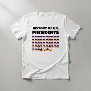 Sleek History of US Presidents 47 T Shirt with bold design accents and flawless fit.