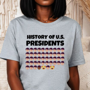 Sleek History of US Presidents 47 T Shirt with bold design accents and flawless fit.