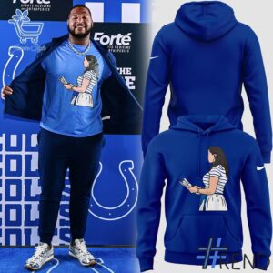 2 Indianapolis Colts 2025 Blue Tshirt apparel showcasing premium design and modern streetwear style.