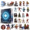 Festive 1 Iron Man Christmas Advent Calendar 2025 featuring a calendar box and 24 acrylic Christmas ornaments.