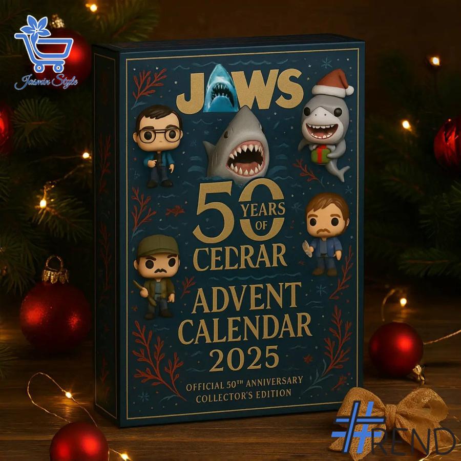 Holiday 2 JAWS Christmas Advent Calendar 2025 with premium acrylic ornaments.