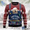 Unique 1 Just A Girl Who Loves Christmas And Golden Retriever Sweater with creative flair and lasting comfort.