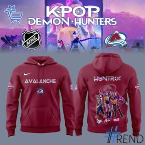 Unique 1 KPop Demon Hunters Colorado Avalanche Hoodie with creative flair and lasting comfort.