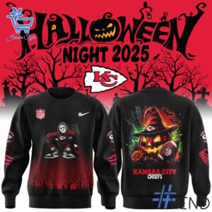 Unique 1 Kansas City Chiefs Halloween Night Sweatshirt with creative flair and lasting comfort.