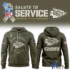 Sleek 1 Kansas City Chiefs Salute to Service 2025 Hoodie with bold design accents and flawless fit.