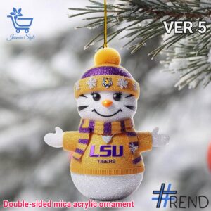 Unique 1 LSU Tigers Christmas Ornament 5 with creative flair and lasting comfort.
