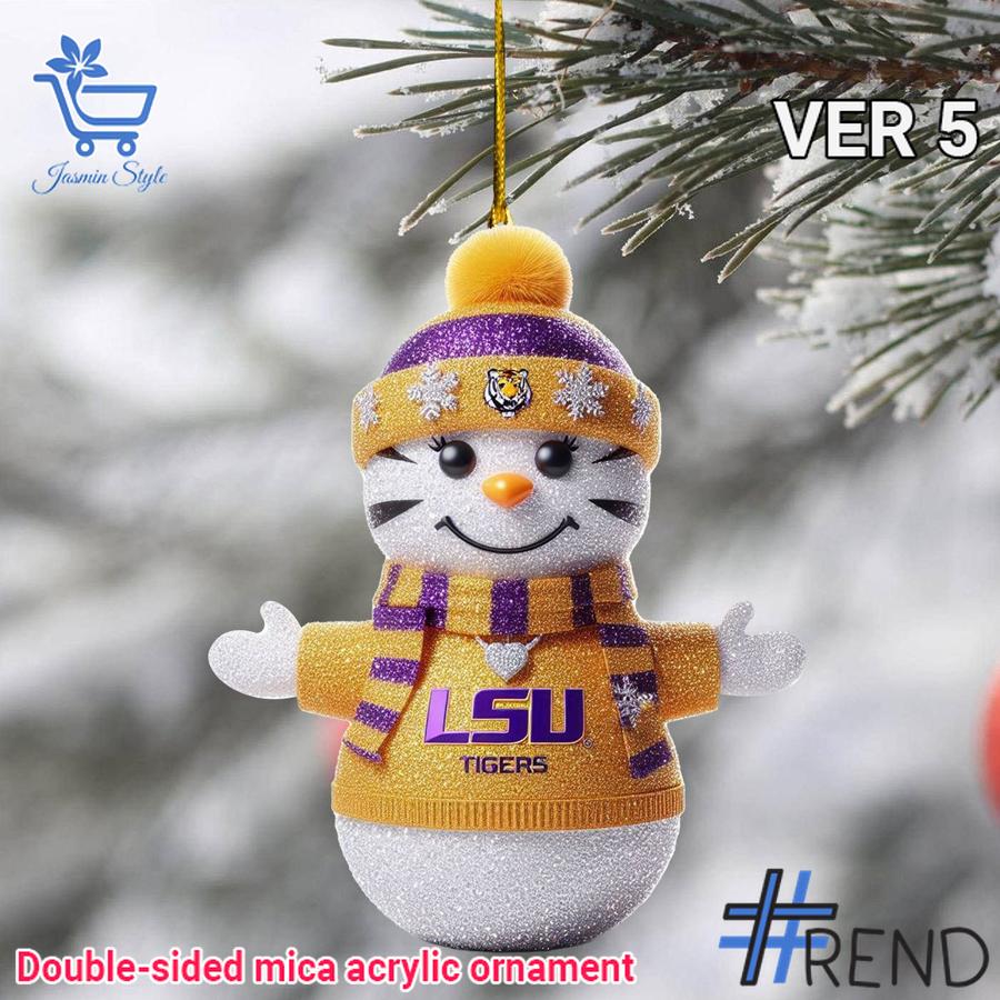 Unique 1 LSU Tigers Christmas Ornament 5 with creative flair and lasting comfort.