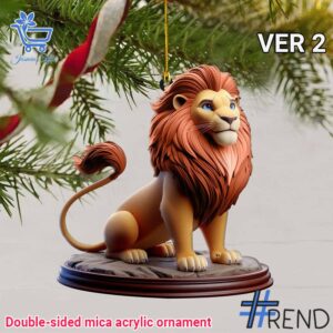 Unique 1 Lion King Christmas Ornament 2 with creative flair and lasting comfort.