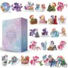 Festive Little Toy Pony Friendship s Winter Advent Calendar 2025 1 jpg featuring a calendar box and 24 acrylic Christmas ornaments.