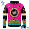 Unique 2 Los Zorros De Fayetteville Marksmen 2025 Dia de los Muertos Hoodie with creative flair and lasting comfort.