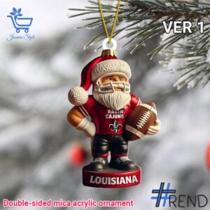 Unique 1 Louisiana Ragin Cajuns Christmas Ornament 1 with creative flair and lasting comfort.