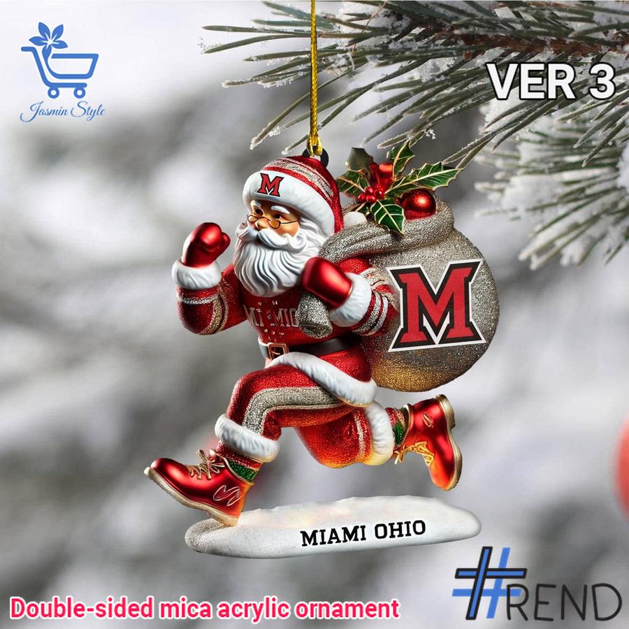 Unique 1 Miami Ohio Christmas Ornament 3 with creative flair and lasting comfort.