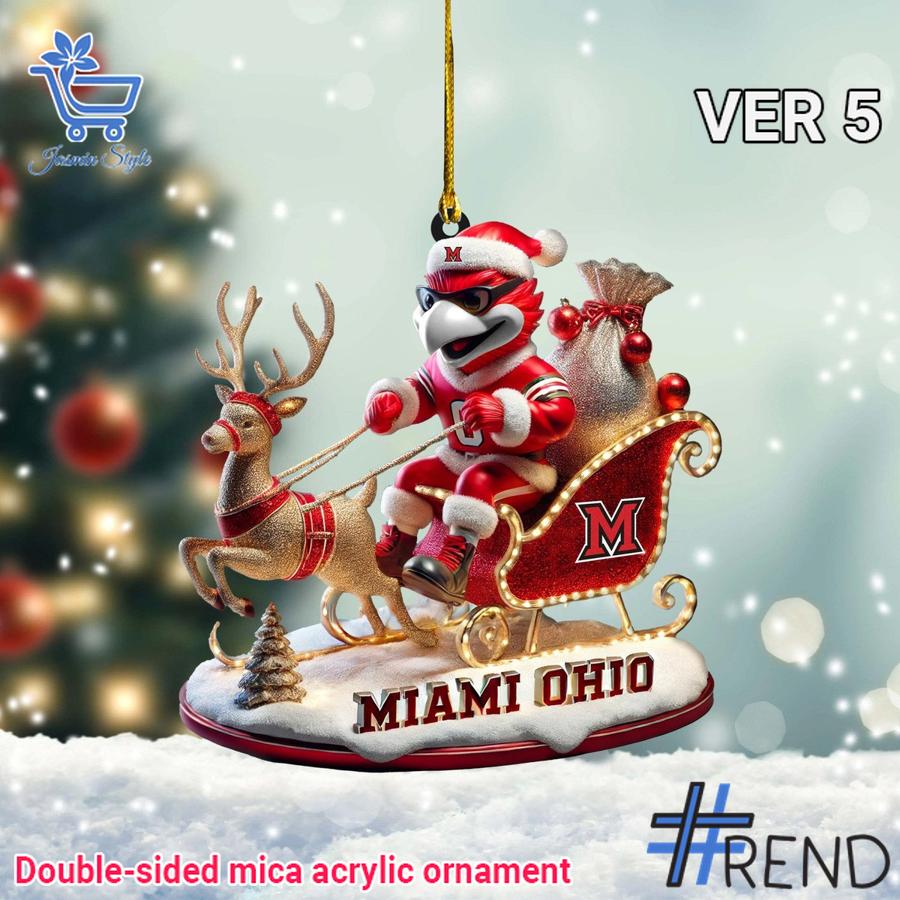 Unique 1 Miami Ohio Christmas Ornament 5 with creative flair and lasting comfort.