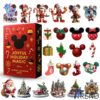 Holiday 1 Mickey Mouse Christmas Advent Calendar 2025 with premium acrylic ornaments.