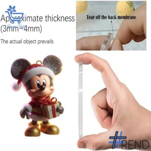 Holiday 3 Mickey Mouse Christmas Advent Calendar 2025 with premium acrylic ornaments.