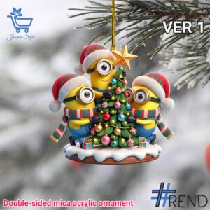 Unique 1 Minions Christmas Ornament 1 with creative flair and lasting comfort.
