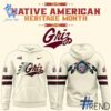 Sleek 1 Montana Griz Football 2025 Native American Heritage Month Hoodie with bold design accents and flawless fit.