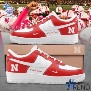 Sleek 1 Nebraska Cornhuskers Nike Air Force 1 with bold design accents and flawless fit.