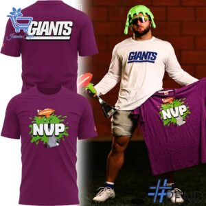 Unique 1 New York Giants NVP T Shirt with creative flair and lasting comfort.