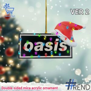 Unique 1 OASIS Band Christmas Ornament 2 with creative flair and lasting comfort.